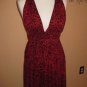 Animal polka dot - Leopard Cheetah - Red mini sexy urban Dress XS