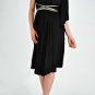 Black wrapped ONE SHOULDER dress Gold party cocktail  SMALL MEDIUM LARGE