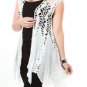 Ivory open weave knit top hippie boho hobo crochet SMALL