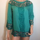 Hippie top Hippie People Bohemian Free Spirit lace tunic blouse MEDIUM