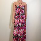 Lipsy floral maxi dress long formal prom party cocktail chiffon gown MEDIUM