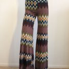 70s vtg inspired Pants hippie boho festival bell flare bohemian long maxi MEDIUM