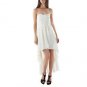 WHITE IVORY DRESS MINI MAXI LONG WEDDING PROM FORMAL COCKTAIL XS S