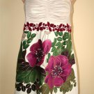 Free People anthropologie floral velour embroidered mini dress XS 2  EXTRA SMALL