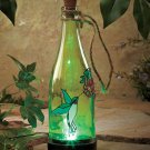 Solar Color-Changing Hummingbird Bottle Lantern