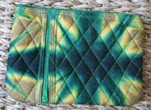 African Cloth Zip Purse