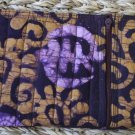 African Cloth Zip Purse