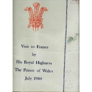 H.R.H.PRINCE CHARLES MARITIME CHART
