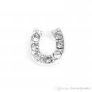 horseshoe floating charm