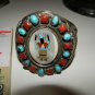 Old Bracelet Turquoise Turquois Turqois Turquis Turquiose Color Silver Antique Jewelry