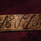 Ava custom hand painted name pendant