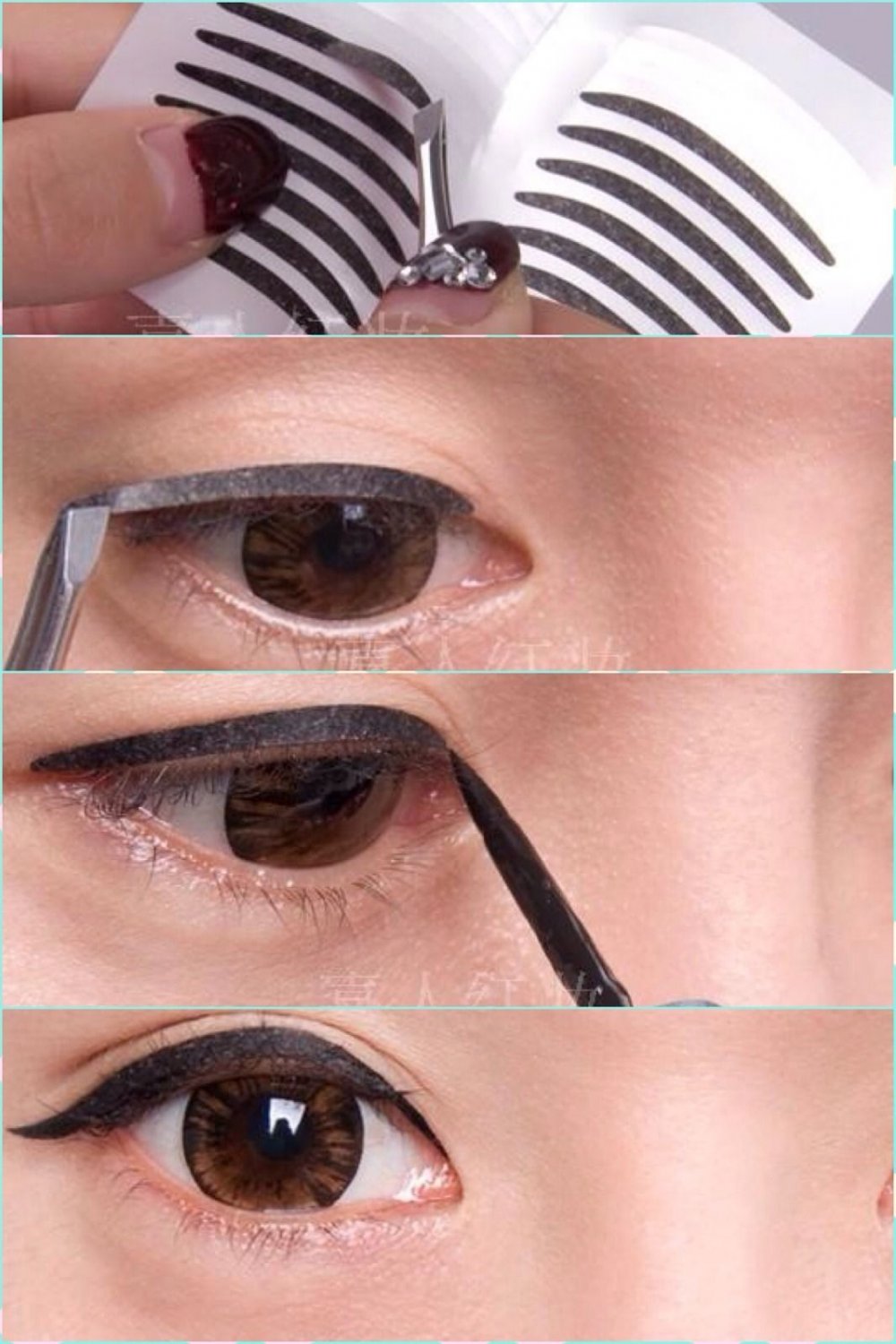 168 Pairs Wide/Narrow Double Eyelid Sticker Tape Technical Eye TapeG