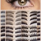 HOT New 10/40/60/120 Pair Natural OR Thick Fake False Eyelashes Eye Lash Fashion