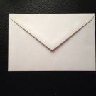 5 White Envelopes  for 5x7 cards Size: 5 1/8 X 7 1/2"