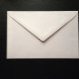 5 White Envelopes  for 5x7 cards Size: 5 1/8 X 7 1/2"