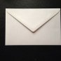 5 White Envelopes  for 5x7 cards Size: 5 1/8 X 7 1/2"