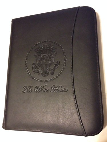 AUTHENTIC  The WHITE HOUSE PRESIDENTIAL SEAL Leather Executive Portfolio-10"x13"