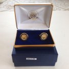 AUTHENTIC  WHITE HOUSE PRESIDENTIAL SEAL Cufflinks Eagle Gold W Obama Signature
