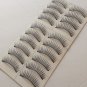 10 Pairs FALSE EYELASHES BLACK THICK LONG NATURAL  HAND MADE#009.