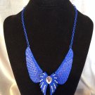 Purple Wing Crystal  Nacklace