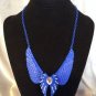 Purple Wing Crystal Nacklace