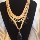 Elegant  Stylish knitting bib Necklace