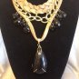 Elegant Stylish knitting bib Necklace