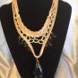 Elegant Stylish knitting bib Necklace