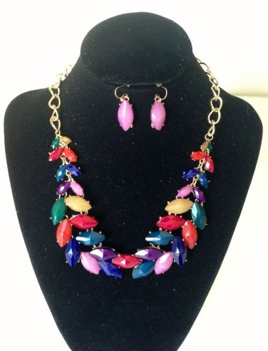 'Ethereal Statement' Collar Necklace Set