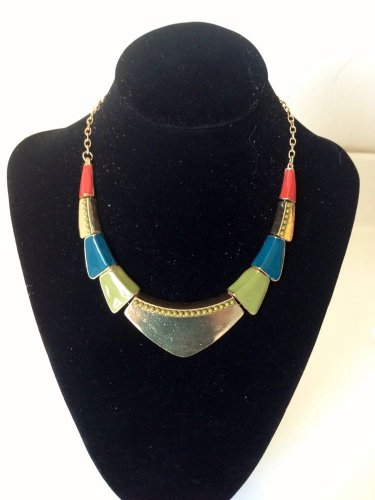 Elegant Simple Stylish Multi Color Metal Necklace
