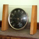 Vintage Advertising Thermometer Soviet Russia USSR Leningrad Wood  Plastic works