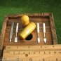 1960's Boxed Vanity Manicure Nail Care Repair Kit Set in Round Case