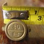 vintage brass seal military staff secure doors vehicle load storage rooms "E 80"