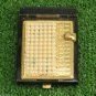 Vintage Pocket Flip Rolodex Sliding Address Phone Book Bead Made in USA MINT