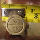 vintage brass seal military staff secure doors vehicle load storage rooms "E 30"