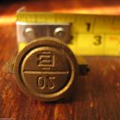 vintage brass seal military staff secure doors vehicle load storage rooms E-20