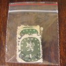 Vintage Postage Stamps Post Stamp Lot Collection 10 pc Bulgaria 1 lev Lion Green