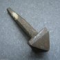 Vintage Hammered Wedge Door Timber Plank Holder Deco #2
