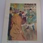 vintage post card Henri de Toulouse Lautrec Au Moulin Rouge Painting