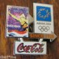 COCA COLA ATHENS 2004 Olympic Games Pin Badge SINCE AMSTERDAM 1928 signed TROFE
