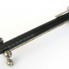 Vintage Mechanical Pencil Germany Black Barrel Signed Clip 0.5mm Lead Used