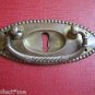 Vintage Cabinet Cupboard Hardware Drawer Pull Brass Tin Ornated