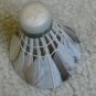 Vintage Badminton Goose Feather Birdie Shuttlecock Vietnam Signed Used B&W #2
