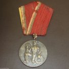Bulgarian Labor Merit Order White Green Red Ribbon Worker w/ Hammer & Wheat Awn