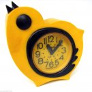 Yellow Bird Deco Nice Vintage Alarm Clock SLAVA Soviet USSR 11 Jewels Works Fine