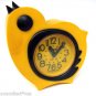 Yellow Bird Deco Nice Vintage Alarm Clock SLAVA Soviet USSR 11 Jewels Works Fine