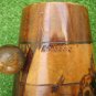 Vintage Pen Holder Rare Desktop Item One Of A Kind Signed Landscape Pyrography