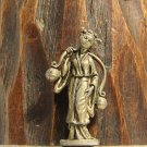 China #6 Kinder Surprise Lady Water Figurine Vintage Toy 3 cm Copper Finish
