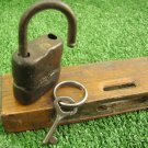 Vintage Padlock Small Kid Child Diary Locker Pad Lock w/ Key Germany 1970s Works