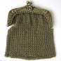 Coin Purse Clutch Bag Vintage Ladies Evening Lady's Compact Mesh Wallet 1930s
